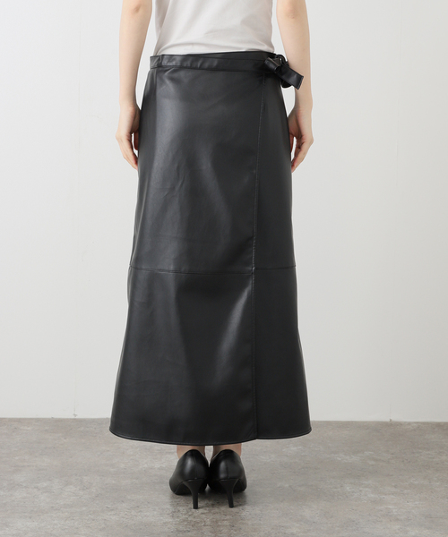 ジャーナルスタンダード（JOURNAL STANDARD）/フェイクレザーラップスカート セール】フェイクレザーラップスカート（スカート）｜JOURNAL STANDARD