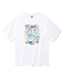 リバティ 半袖Tシャツ ホワイト