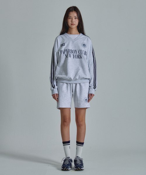 PAPERBOY(ペーパーボーイ)の「カウンティハーフパンツ-ホワイトメランジ(その他パンツ・レディース・その他・LARGE/MEDIUM/SMALL/X-LARGE)」の2枚目の写真