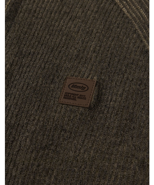 MMLG（エムエムエルジー）の「[Mmlg] TWO TONE HIGH NECK KNIT ZIPUP (BROWN)（カーディガン/ボレロ・レディース・その他・SMALL/MEDIUM/LARGE/X-LARGE）」の5枚目の写真