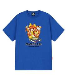 SEAFOOD BASKET GRAPHIC Tシャツ - ブルー