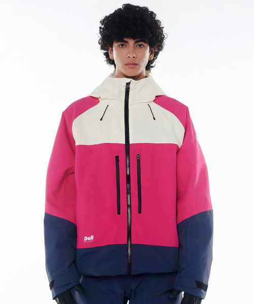 DOLL OUTERWEAR（ドラ アウターウェア）の「2425 ボニータ ボードウェア ジャケット ローズレッド 男女共用（ナイロンジャケット・レディース・その他・SMALL/MEDIUM/LARGE/X-LARGE/X-SMALL）」の5枚目の写真