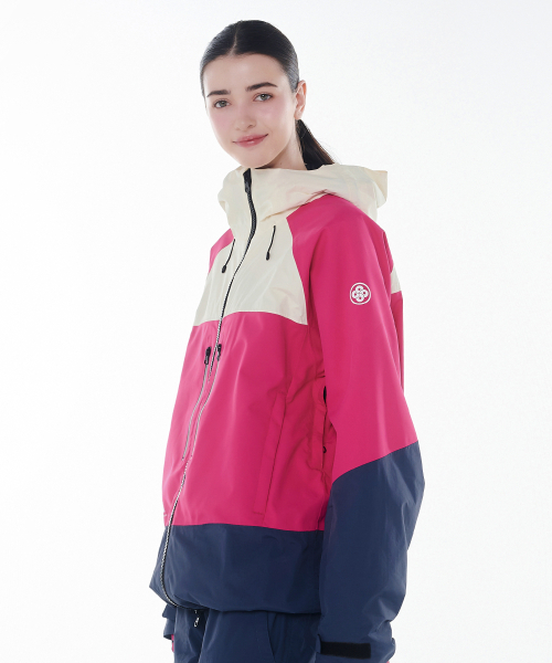 DOLL OUTERWEAR（ドラ アウターウェア）の「2425 ボニータ ボードウェア ジャケット ローズレッド 男女共用（ナイロンジャケット・レディース・その他・SMALL/MEDIUM/LARGE/X-LARGE/X-SMALL）」の7枚目の写真