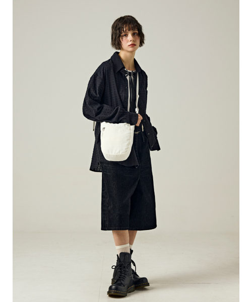 Salad bowls（サラダボール）の「320 LIGHT STRING CROSS BAG [IVORY]（メッセンジャーバッグ・レディース・アイボリー・FREE）」の15枚目の写真