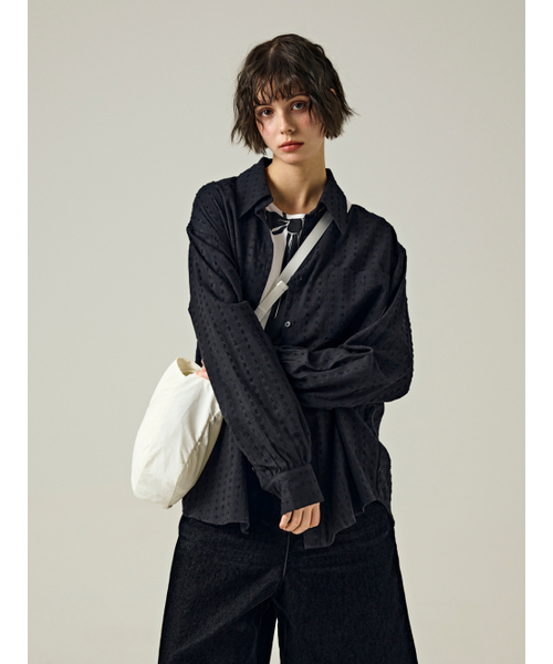 Salad bowls（サラダボール）の「320 LIGHT STRING CROSS BAG [IVORY]（メッセンジャーバッグ・レディース・アイボリー・FREE）」の5枚目の写真