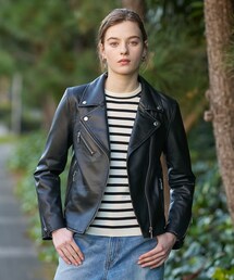 DRESSTERIOR（ドレステリア）の「【本革】レザーダブルライダース（ライダースジャケット）」