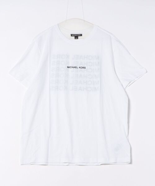 MICHAEL KORS(マイケルコース)の「マルチロゴ Tシャツ(Tシャツ/カットソー・メンズ・ホワイト・XS/S/M/L/XL)」の1枚目の写真