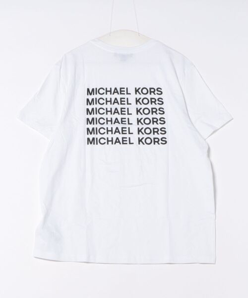 MICHAEL KORS(マイケルコース)の「マルチロゴ Tシャツ(Tシャツ/カットソー・メンズ・ホワイト・XS/S/M/L/XL)」の2枚目の写真