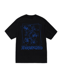 DVAN（ドゥヴァン）の「ハーモナイズドハーフスリーブTシャツ（ブラック） ハーモニーTシャツ（ブラック）（Tシャツ/カットソー）」