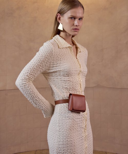 320SHOWROOM(320ショールーム)の「Shirt collar wrinkled dress Cream(ワンピース・レディース・その他・MEDIUM/SMALL)」の10枚目の写真