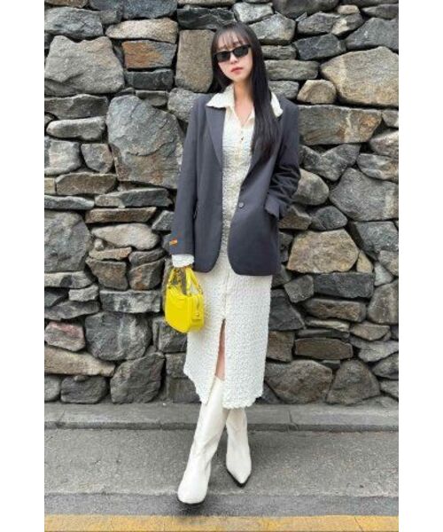 320SHOWROOM(320ショールーム)の「Shirt collar wrinkled dress Cream(ワンピース・レディース・その他・MEDIUM/SMALL)」の8枚目の写真
