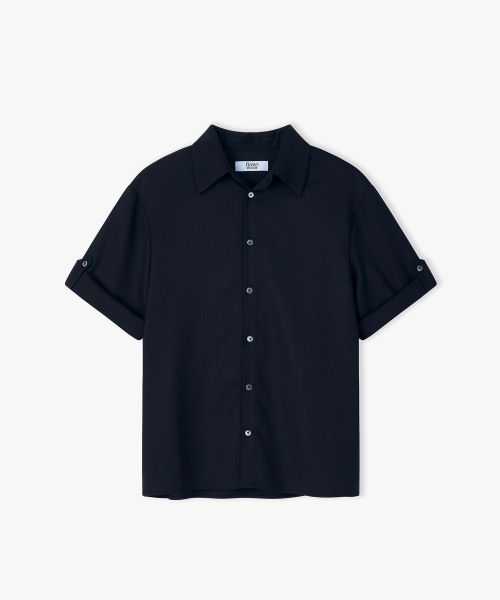 FLAWSROOM(フローズルーム)の「Half Rollup Shirts BLACK(シャツ/ブラウス・メンズ・その他・MEDIUM/LARGE)」の2枚目の写真
