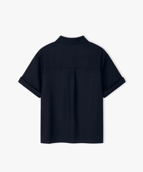 FLAWSROOM(フローズルーム)の「Half Rollup Shirts BLACK(シャツ/ブラウス・メンズ・その他・MEDIUM/LARGE)」の3枚目の写真