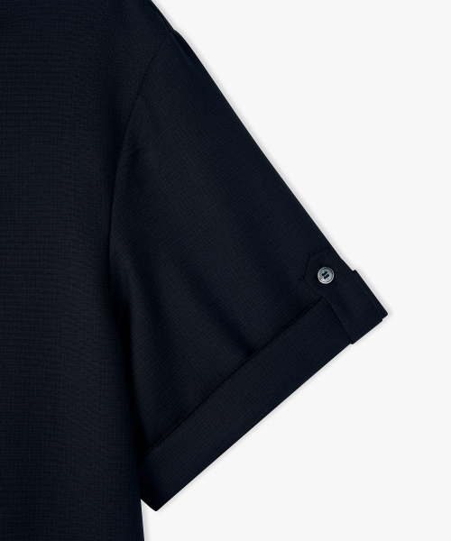 FLAWSROOM(フローズルーム)の「Half Rollup Shirts BLACK(シャツ/ブラウス・メンズ・その他・MEDIUM/LARGE)」の5枚目の写真