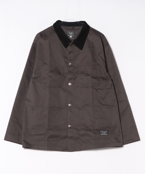 BIG MIKE（ビッグマイク）の「BIG MIKE ビックマイク/ セットアップ対応 TCツイル カバーオール 襟コーデュロイ //// 102537000（カバーオール・メンズ・ベージュ/グリーン/チャコールグレー/杢グレー/ブラック・MEDIUM/LARGE/X-LARGE）」の20枚目の写真