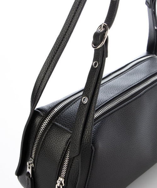 kakatoo（カカトゥ）の「カカトゥ kakatoo / ダブルファスナーセミショルダー（ショルダーバッグ・レディース・ブラウン/ブラック・FREE）」の6枚目の写真