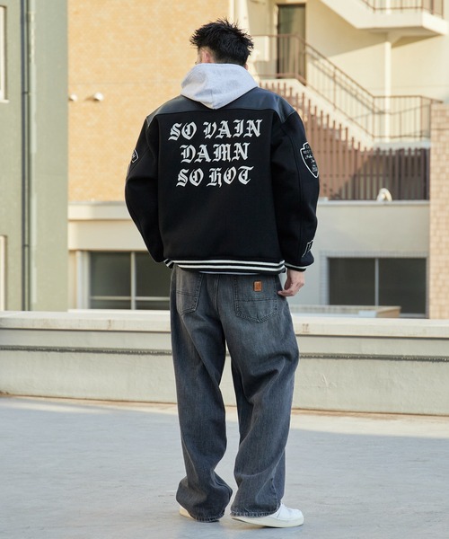 CALEE/キャリー WOOL MELTON STADIUM JUMPER ＜S.V.D.S.H＞ ウール