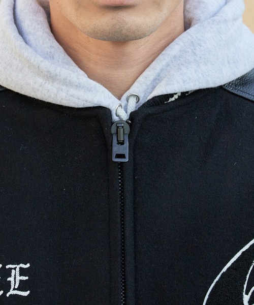 CALEE（キャリー）の「CALEE/キャリー WOOL MELTON STADIUM JUMPER