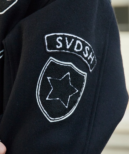 CALEE（キャリー）の「CALEE/キャリー WOOL MELTON STADIUM JUMPER