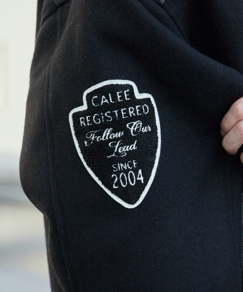 CALEE/キャリー WOOL MELTON STADIUM JUMPER ＜S.V.D.S.H＞ ウール