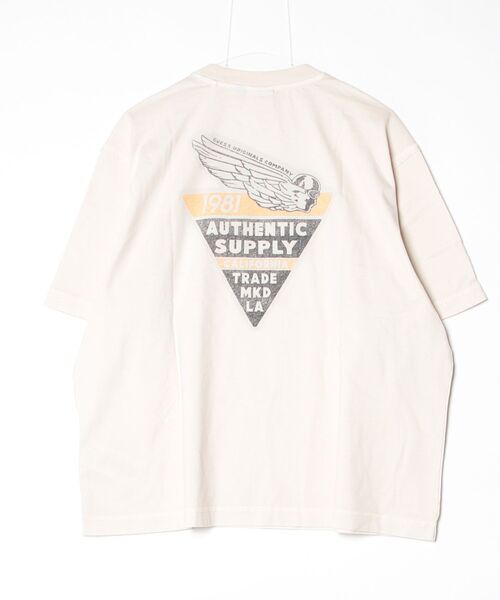 Guess(ゲス)の「GUESS Originals Short Sleeves Graphic Boxy Tee Tシャツ (Tシャツ/カットソー・メンズ・ブラック/ホワイト系その他・LARGE/X-LARGE/SMALL/MEDIUM)」の9枚目の写真