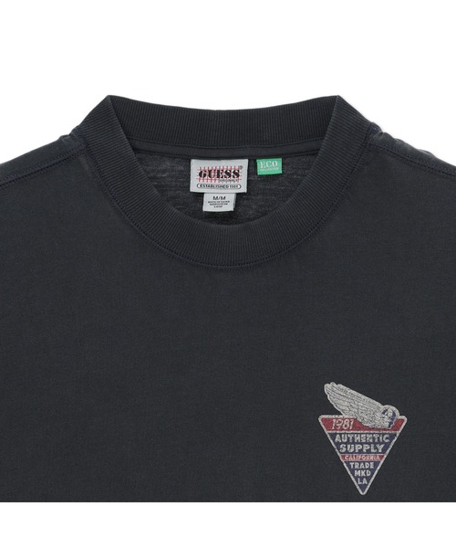 Guess(ゲス)の「GUESS Originals Short Sleeves Graphic Boxy Tee Tシャツ (Tシャツ/カットソー・メンズ・ブラック/ホワイト系その他・LARGE/X-LARGE/SMALL/MEDIUM)」の4枚目の写真