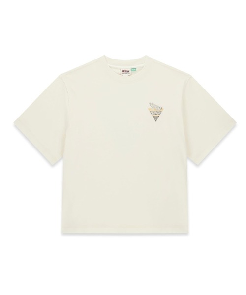 Guess(ゲス)の「GUESS Originals Short Sleeves Graphic Boxy Tee Tシャツ (Tシャツ/カットソー・メンズ・ブラック/ホワイト系その他・LARGE/X-LARGE/SMALL/MEDIUM)」の8枚目の写真