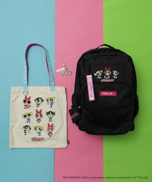 MILKFED.(ミルクフェド)の「THE POWERPUFF GIRLS × MILKFED. TOTEBAG(トートバッグ・レディース・ピンク・ONE SIZE)」の11枚目の写真