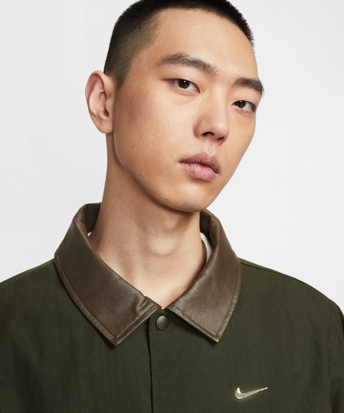 NIKE（ナイキ）の「NIKE AS M NK SSNL+ COACHES JKT / ナイキ SSNL+ COACHES ジャケット GCEL 【SP】（カバーオール・メンズ・ブラウン/カーキ・S/M/L/XL/XXL）」の4枚目の写真
