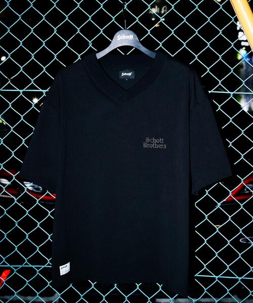 Schott/ショット/B.S. V NECK T-SHIRT/ブラックシープ Vネック Tシャツ
