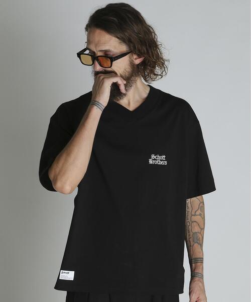 Schott/ショット/B.S. V NECK T-SHIRT/ブラックシープ Vネック Tシャツ