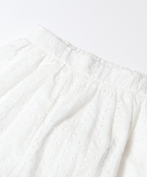 coca（coca）（コカ）の「カットワークレーススカート（スカート・レディース・ホワイト・L/M）」の11枚目の写真
