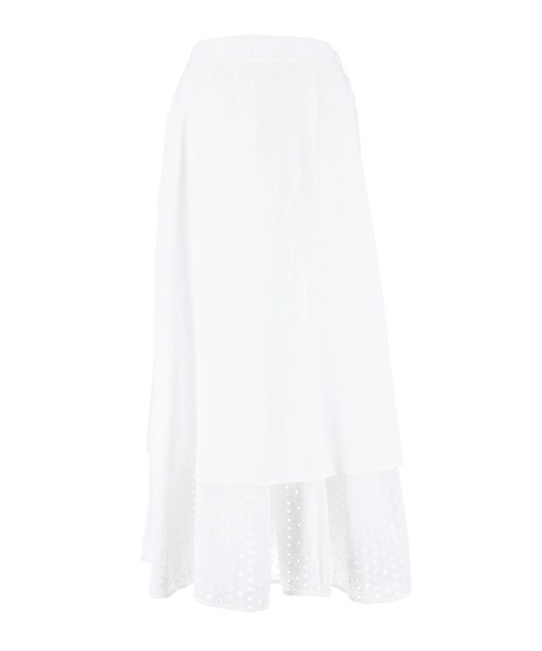 coca（coca）（コカ）の「カットワークレーススカート（スカート・レディース・ホワイト・L/M）」の14枚目の写真