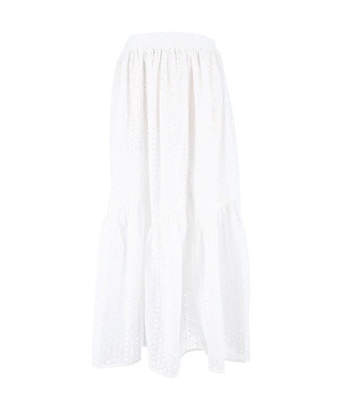 coca（coca）（コカ）の「カットワークレーススカート（スカート・レディース・ホワイト・L/M）」の15枚目の写真