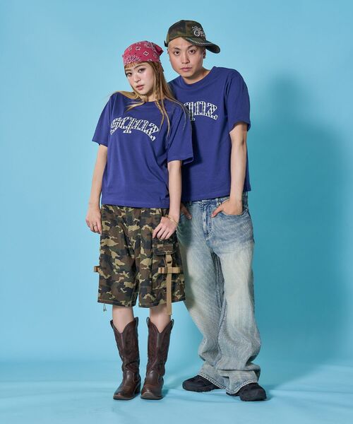 SEQUENZ(シークエンズ)の「※WEB限定 / チェック柄ワッペン / ギンガムチェックワッペン半袖T /sqnz gingham applique tee(Tシャツ/カットソー・メンズ・ブラック/ダークネイビー/ホワイト/ライトピンク・MEDIUM/SMALL/LARGE)」の12枚目の写真