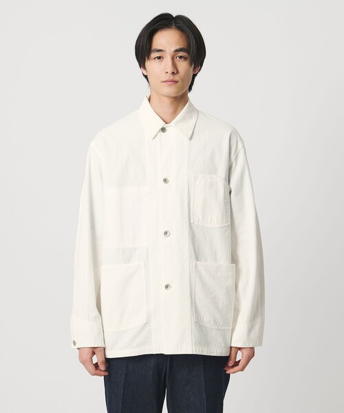 UNITED ARROWS（ユナイテッドアローズ）の「ボイルギャバジン カバーオール 「 SLOW &　」（カバーオール・メンズ・ホワイト・XL/M/L/S）」の6枚目の写真