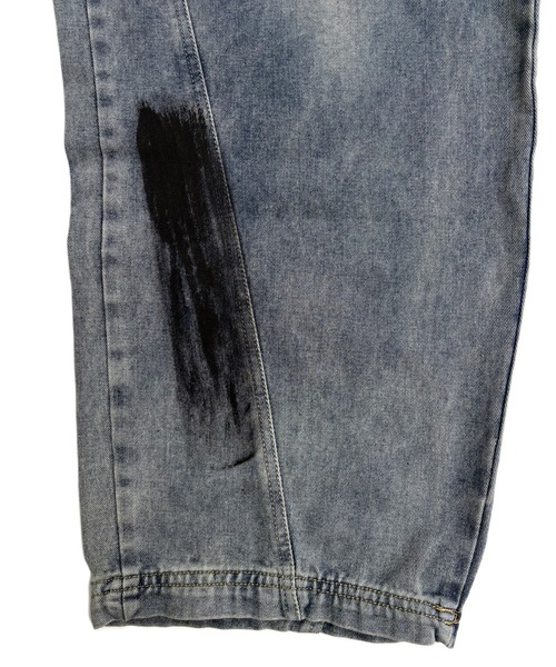 inst.ALL(インストール)の「ペイントダメージバレルーズデニムパンツ(デニムパンツ・レディース・サックスブルー・L/M/S)」の5枚目の写真