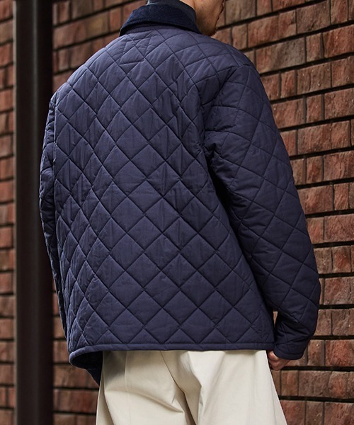 LAVENHAM（ラベンハム）の「LAVENHAM / ラベンハム：【別注】 TEYNHAM MENS：ONLYARK-1-2515[MUS]（その他アウター・メンズ・ネイビー/ベージュ・L/M）」の3枚目の写真