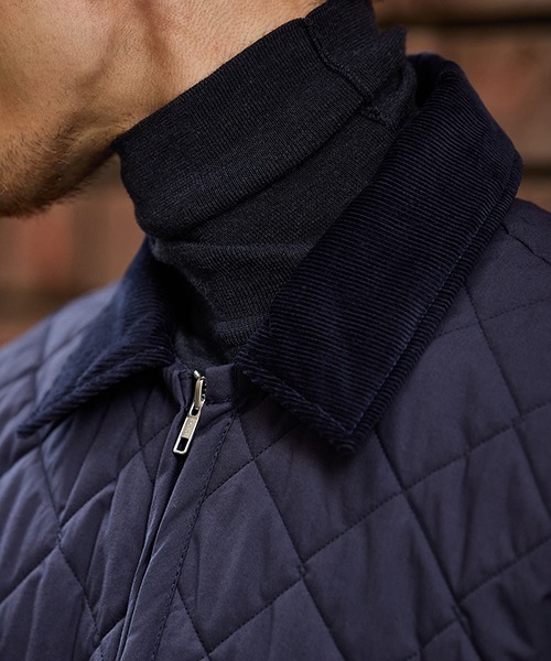 LAVENHAM（ラベンハム）の「LAVENHAM / ラベンハム：【別注】 TEYNHAM MENS：ONLYARK-1-2515[MUS]（その他アウター・メンズ・ネイビー/ベージュ・L/M）」の4枚目の写真