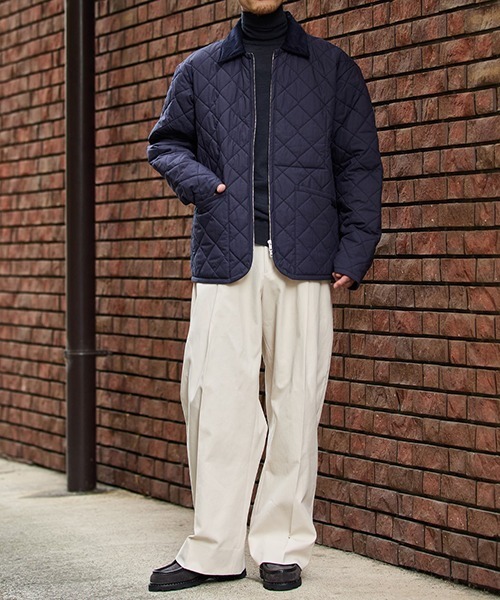 LAVENHAM（ラベンハム）の「LAVENHAM / ラベンハム：【別注】 TEYNHAM MENS：ONLYARK-1-2515[MUS]（その他アウター・メンズ・ネイビー/ベージュ・L/M）」の6枚目の写真
