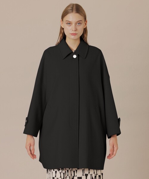 MACKINTOSH LONDON（マッキントッシュ ロンドン）の「【ROSLEY/ロズリー】ぺコラム圧縮ビーバーステンカラーコート（ステンカラーコート・レディース・ブラック・38）」の9枚目の写真