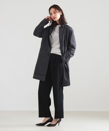 Demi-Luxe BEAMS | AK+1 / バルカラー コート(ステンカラーコート)