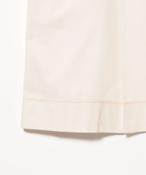 Demi-Luxe BEAMS（デミルクス ビームス）の「AK+1 / バルカラー コート（ステンカラーコート・レディース・オフホワイト/グレー・36/38）」の4枚目の写真