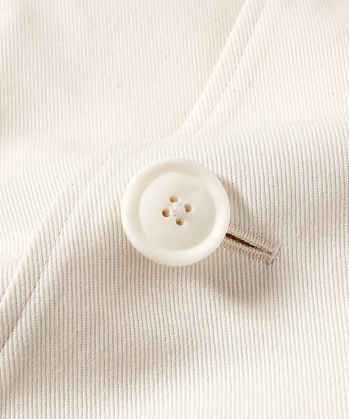 Demi-Luxe BEAMS（デミルクス ビームス）の「AK+1 / バルカラー コート（ステンカラーコート・レディース・オフホワイト/グレー・36/38）」の7枚目の写真