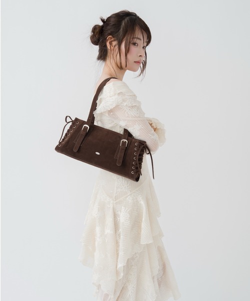 mellowneon（メロウネオン）の「3wayアシンメトリーフリルレースワンピース（ワンピース・レディース・アイボリー/ブラック・SMALL/MEDIUM）」の12枚目の写真
