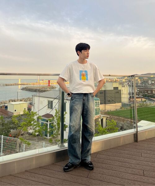 COVERNAT（カバーナット）の「[YOSIGO] スライドクルーズTシャツ ホワイト（Tシャツ/カットソー・レディース・その他・XS/S/XXL/M/L/XL）」の5枚目の写真