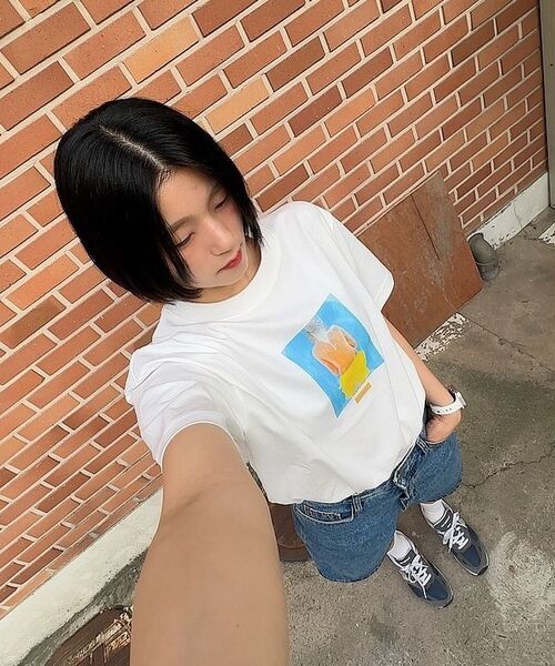 COVERNAT（カバーナット）の「[YOSIGO] スライドクルーズTシャツ ホワイト（Tシャツ/カットソー・レディース・その他・XS/S/XXL/M/L/XL）」の6枚目の写真