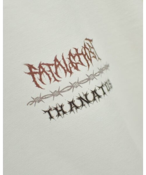 FATAL GHOST(フェイタルゴースト)の「Thanatos-WT(Tシャツ/カットソー・レディース・その他・1)」の4枚目の写真