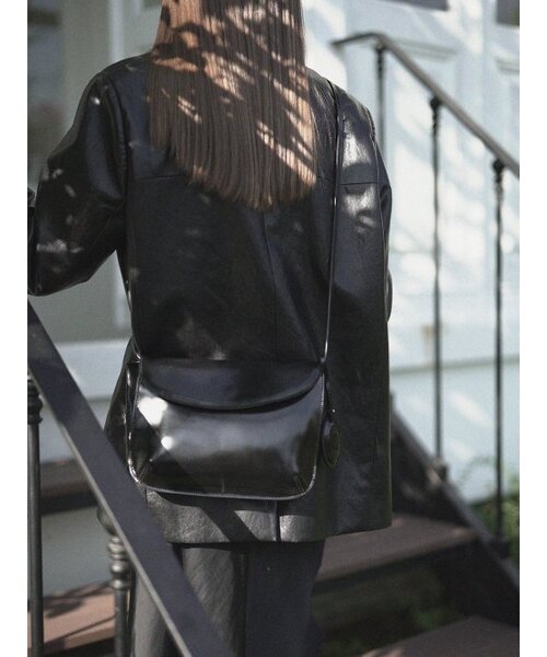EOF(エオフ)の「SAC FICELE-BLACK(メッセンジャーバッグ・レディース・その他・ONE SIZE)」の1枚目の写真