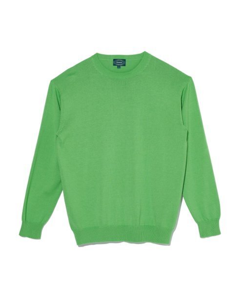 Cotton Crew Neck Knit(L.Green)